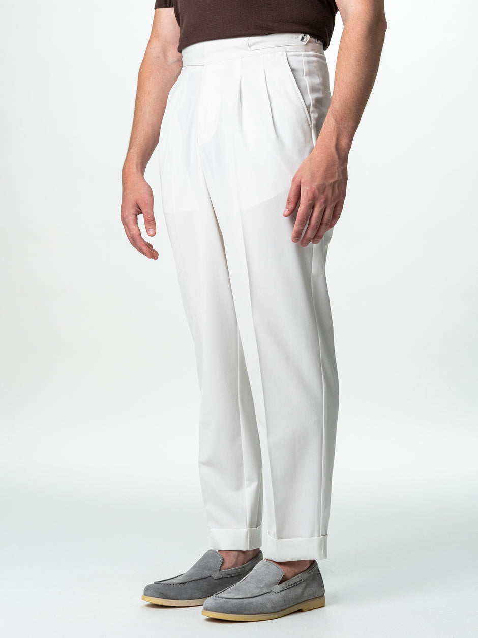 Pantaloni Barbati Albi British Gurkha Din Stofa Comfort BMan724 (4)