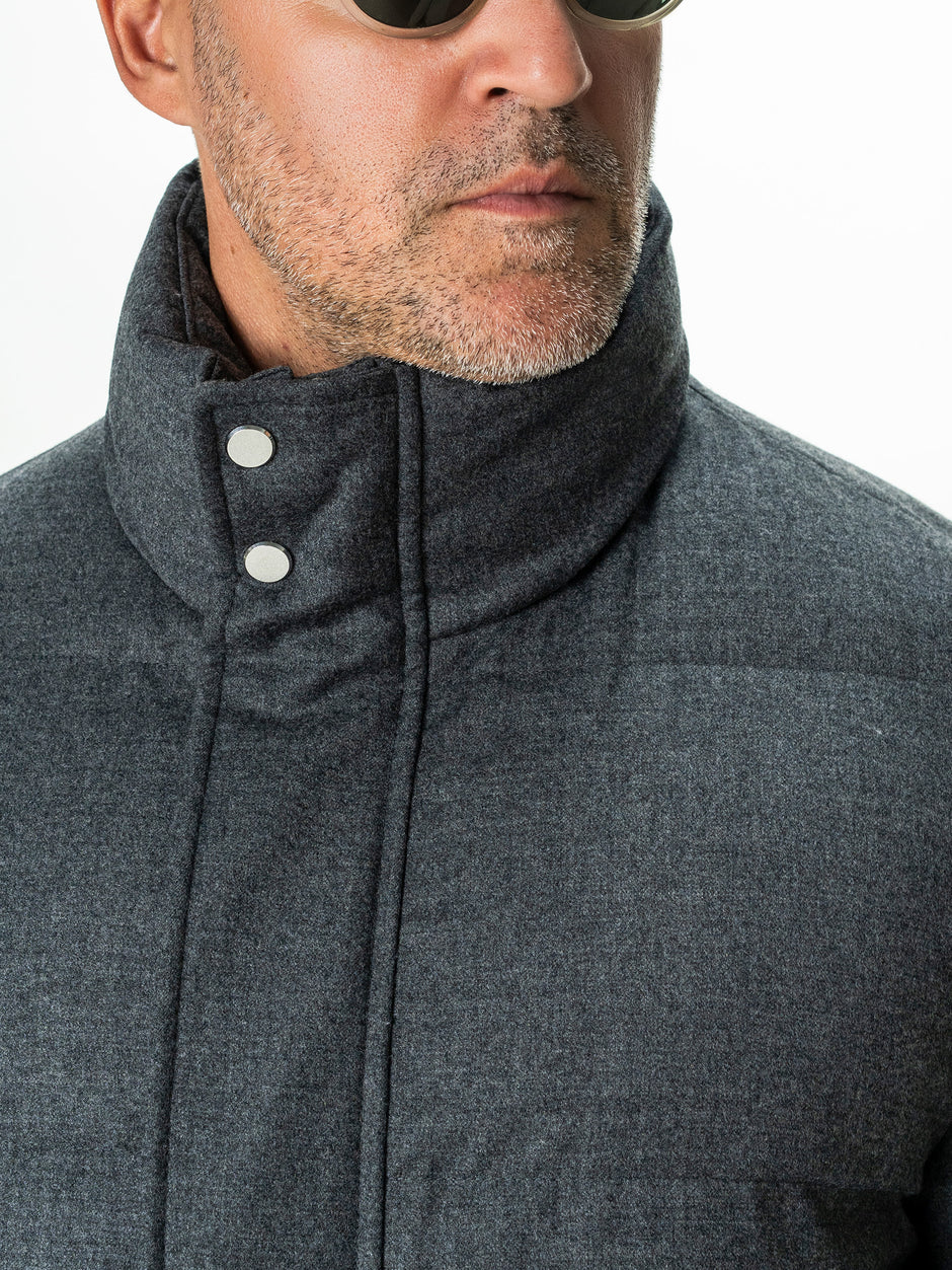 Geaca Puffer Barbati Gri Lana Vitale Barberis FeatherWeight BMan0009 (6)