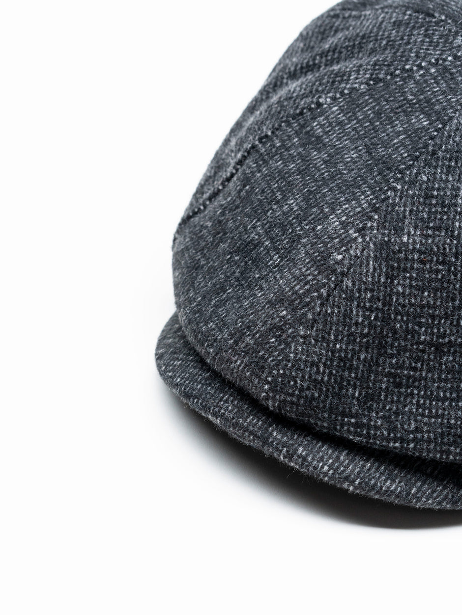 Sapca Barbati Newsboy Gri Inchis Houndstooth Tip Basca De Iarna Gotti BMan0011 (3)