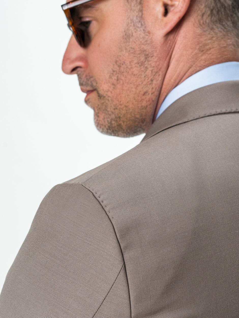 Costum Cappuccino Barbati Lana Vitale Barberis Super 120's BMan0051 (12)