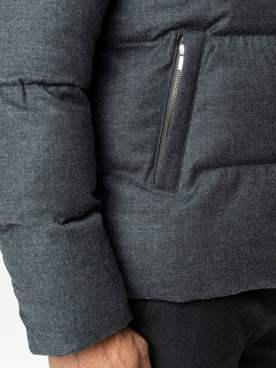 Geaca Puffer Barbati Gri Lana Vitale Barberis FeatherWeight BMan0009 (7)