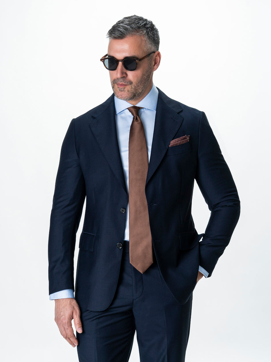 Costum Bleumarin Barbati Elegant Din Lana Sarto BMan0018 (5)