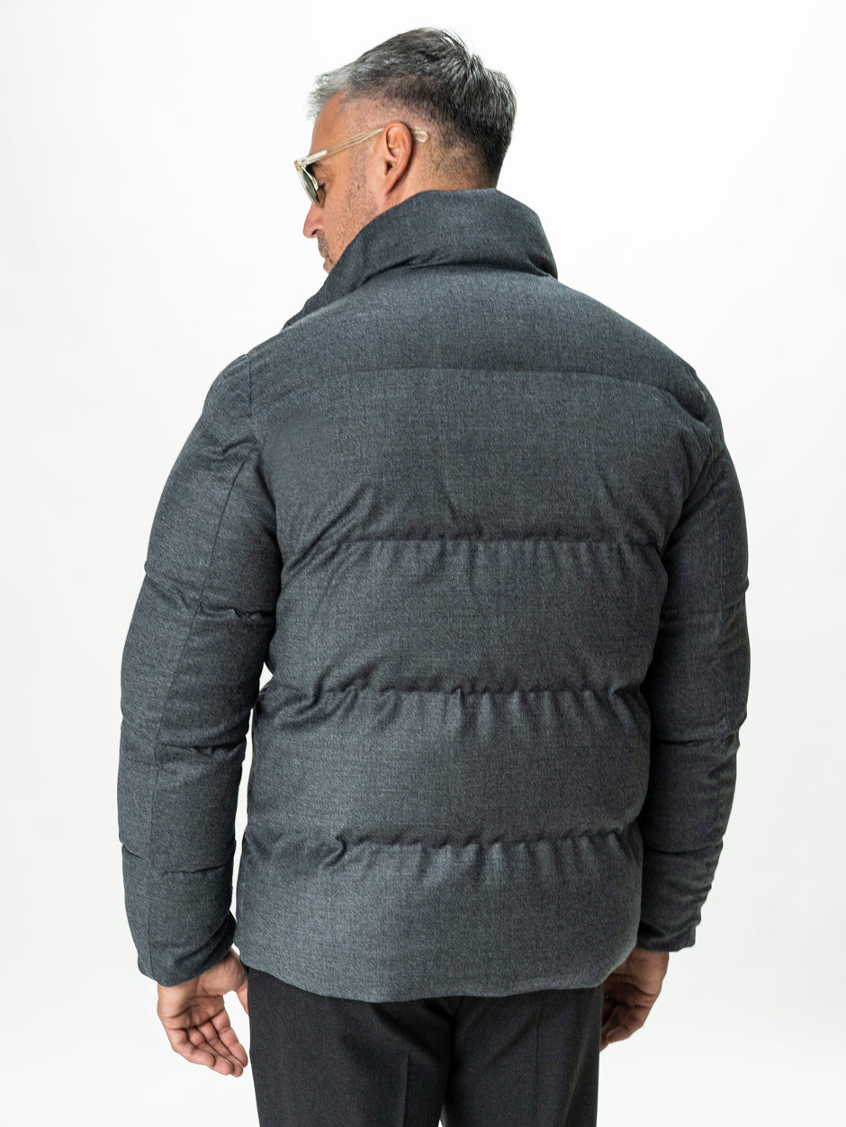 Geaca Puffer Barbati Gri Lana Vitale Barberis FeatherWeight BMan0009 (10)