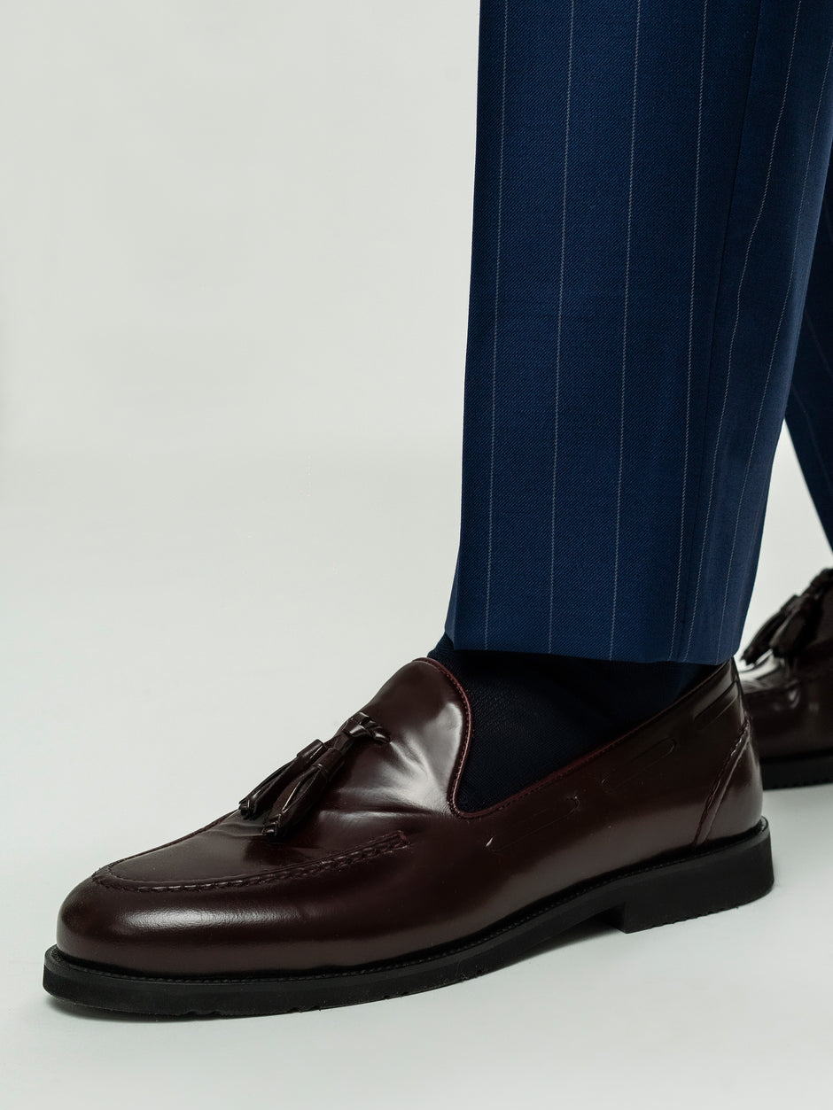 Costum Barbati Albastru Marine Dungi Lana Vitale Barberis Super110 BMan0057 (11)
