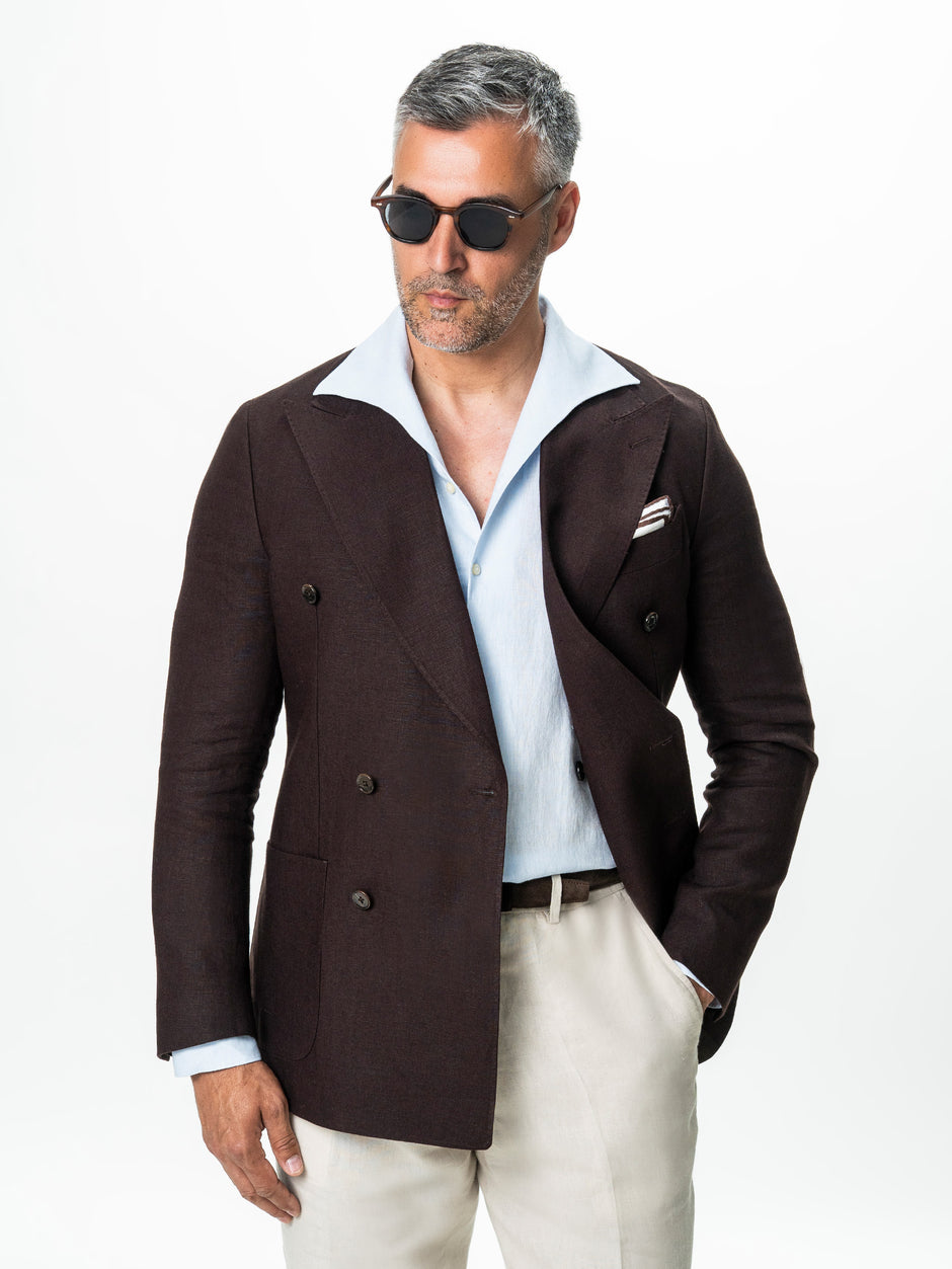 Camasa Barbati Guler Capri Bleu 100% In Natural BMan0079 (7)