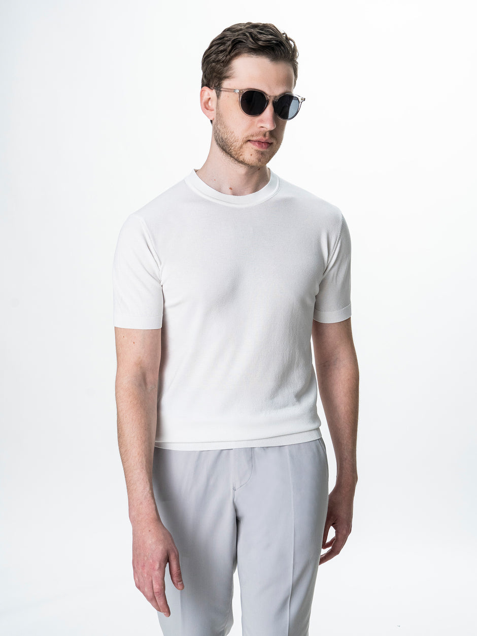 Tricou Barbati Rayon Alb BMan0102 (1)