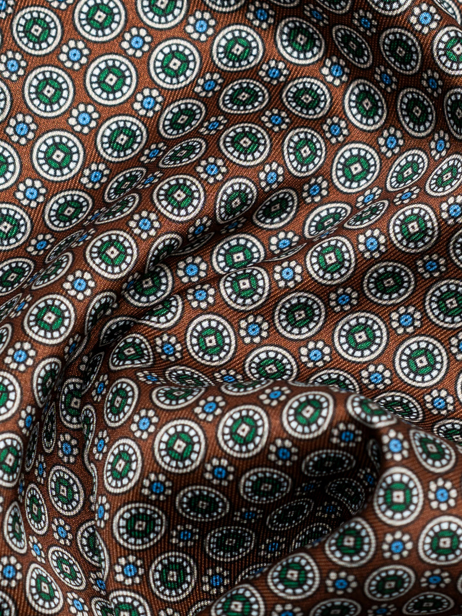 Batista Eleganta Maro cu Imprimeu Verde BMan451 (3)
