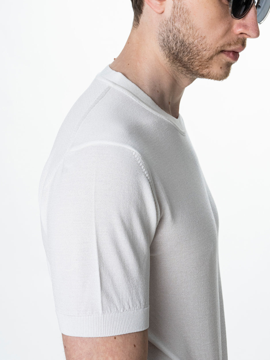 Tricou Barbati Rayon Alb BMan0102 (9)