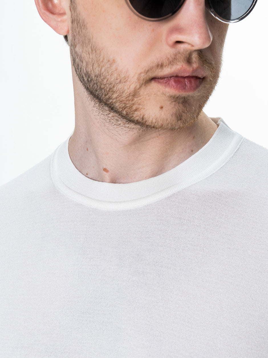 Tricou Barbati Rayon Alb BMan0102 (3)