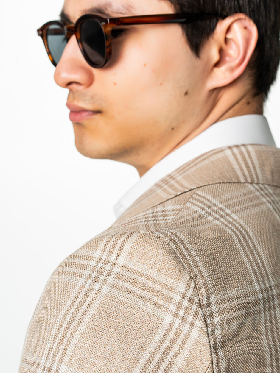 Sacou Barbati Bej Carouri Maro Vara Necaptusit Lana Vitale Barberis BMan0051 (7)