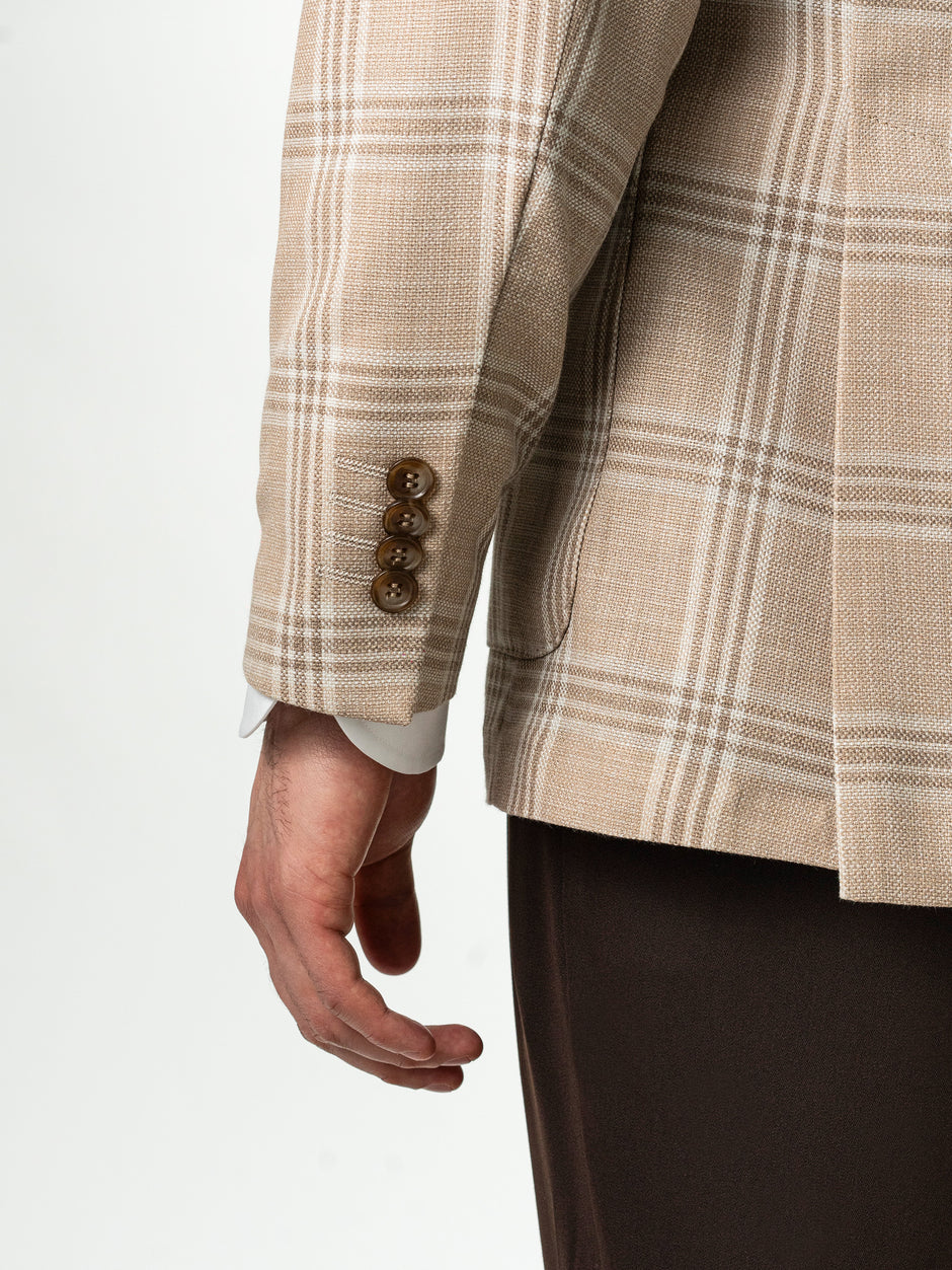 Sacou Barbati Bej Carouri Maro Vara Necaptusit Lana Vitale Barberis BMan0051 (6)