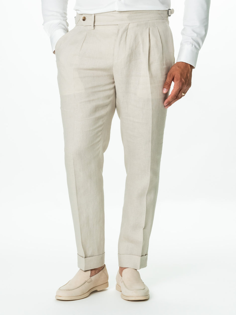 Costum Crem Barbati Vitale Barberis Vara Din In Natural BMan0050 (6)