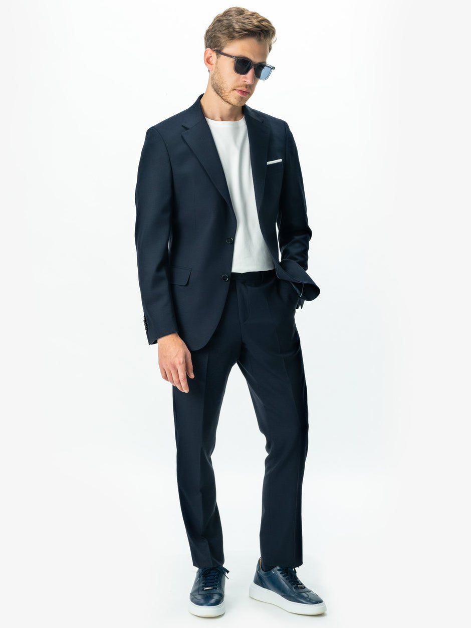 Costum Bleumarin Barbati Lana Vitale Barberis Oxford Flexo BMan0015 (3)