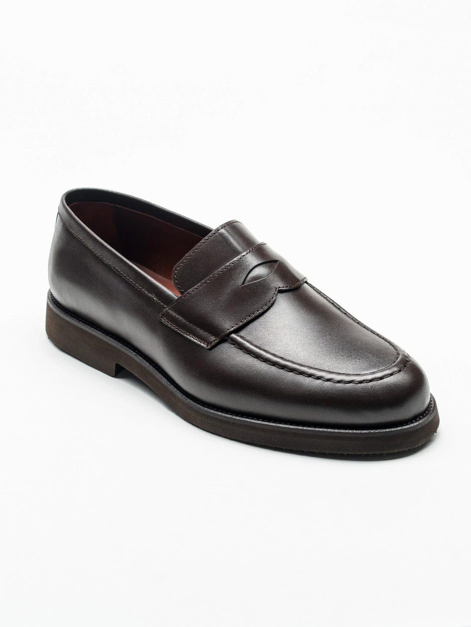 Mocasini Cafenii Barbati Din Piele Naturala Formal Loafers Bman222 (1)