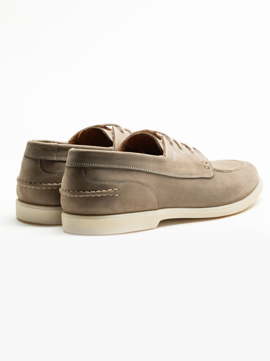 Mocasini Casual Barbati Bej Din Piele Naturala Nubuc Talpa Ortopedica BMan218 (7)