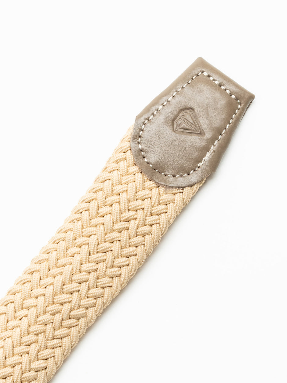 Curea Crem Barbati Material Textil Impletit BMan105 (4)