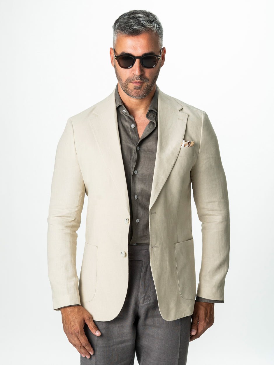 Sacou Barbati Crem 100% In Natural Vitale Barberis BMan0053 (6)