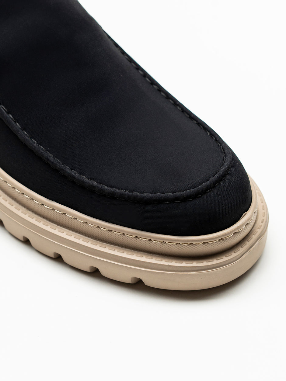 Ghete Barbati Negre Impermeabile Si Interior Din Piele Cu Talpa Din Spuma BMan151 (3)