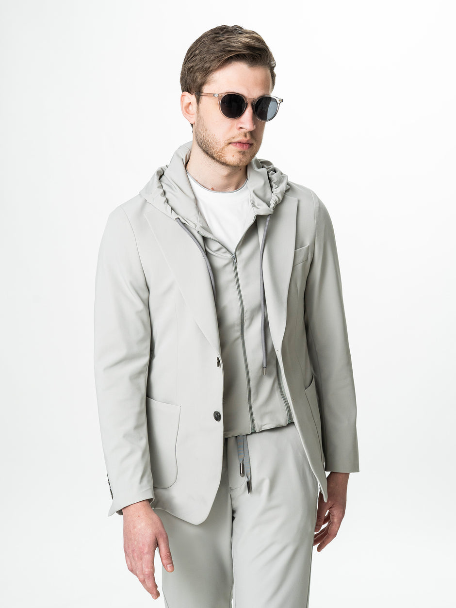 Sacou City Flexo Barbati Gri Vesta Detasabila BMan0030 (4)