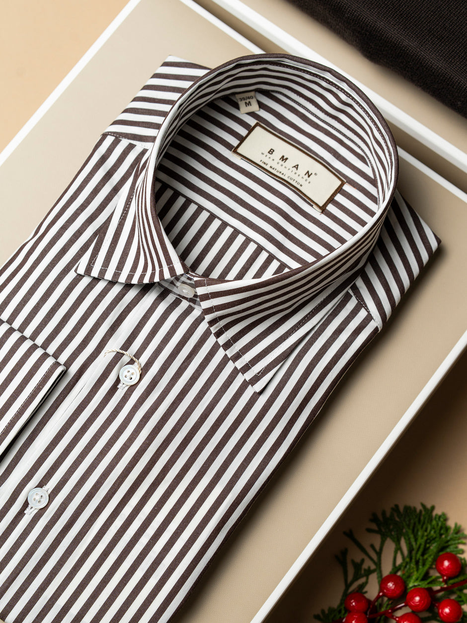 Pachet Cadou Barbati Pulover Cu Fermoar Si Camasa Bumbac Bman0001 (4)