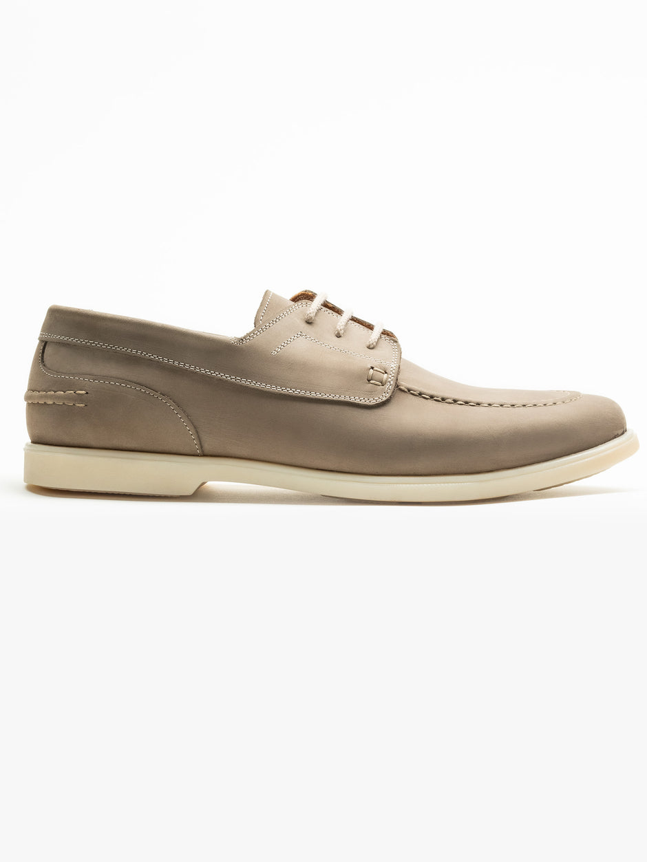 Mocasini Casual Barbati Bej Din Piele Naturala Nubuc Talpa Ortopedica BMan218 (2)