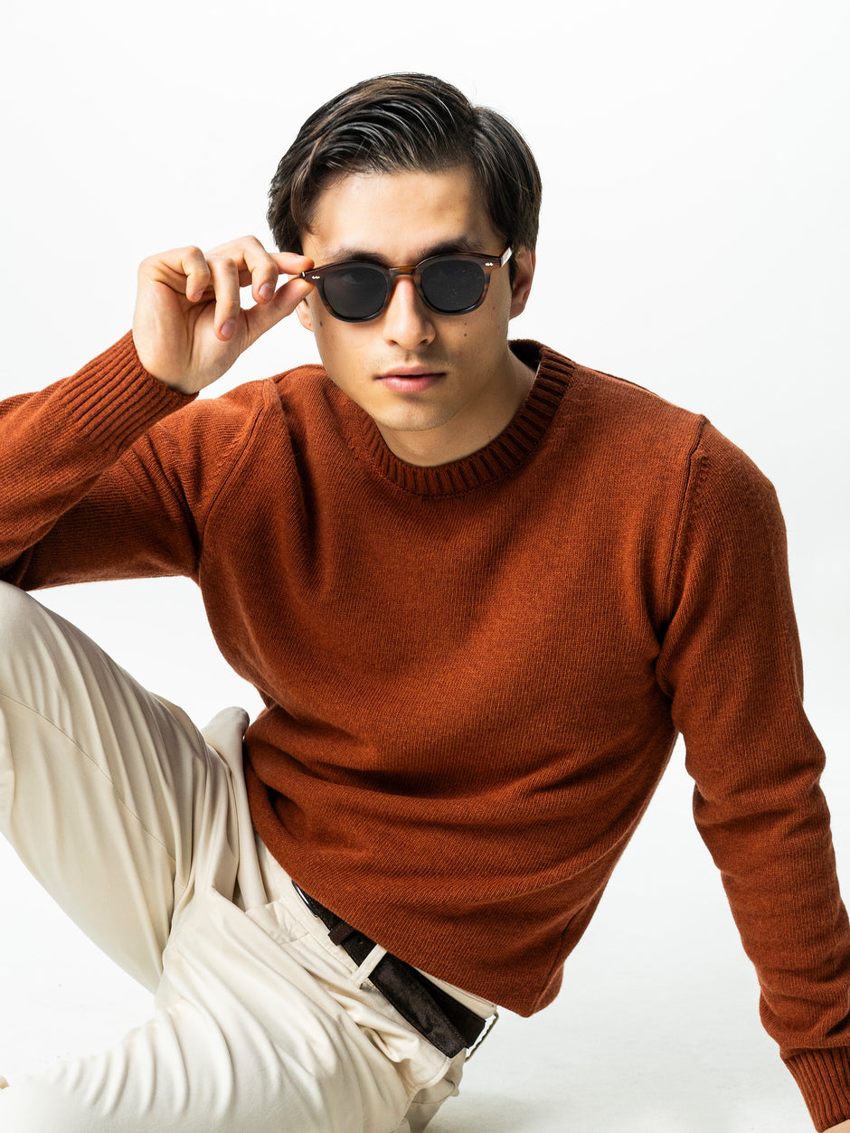 Pulover Barbati Maro Toamna Iarna Din 100% Lana Lambswool BMan0032 (1)