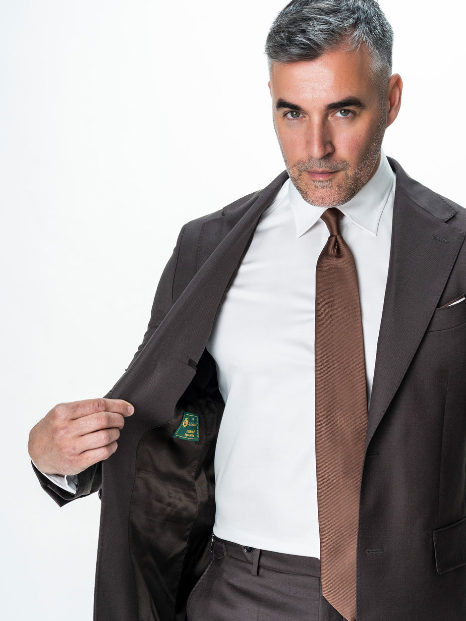 Costum Barbati Maro Lana Loro Piana Super 150's BMan0100 (10)