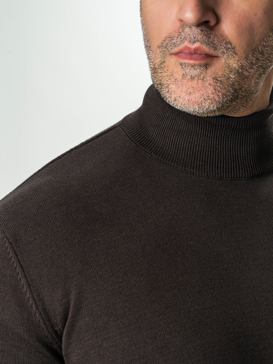 Pulover Tip Helanca Maro Cafeniu Barbati Bumbac Premium Levent Cottone BMan0007 (4)