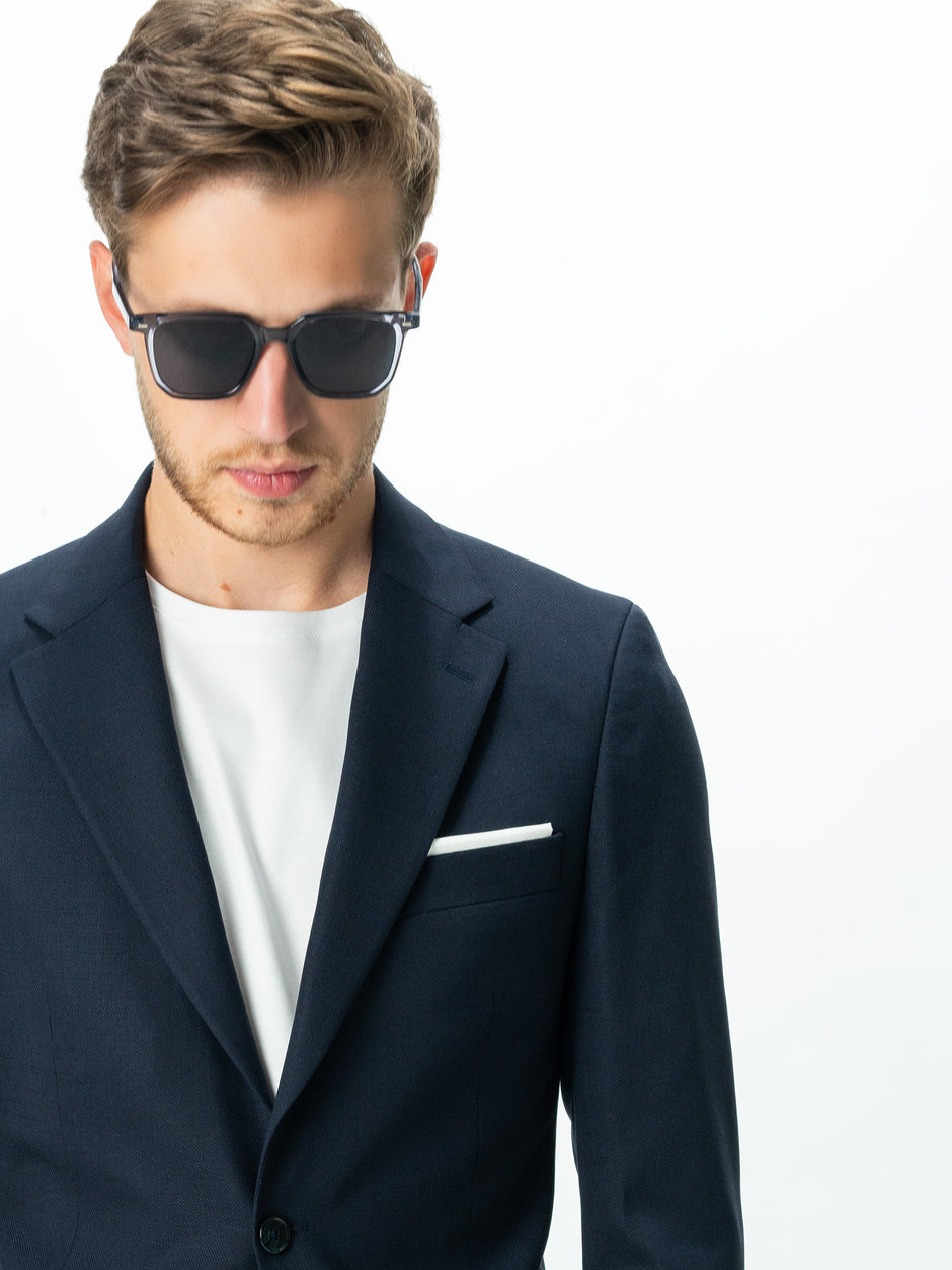 Costum Bleumarin Barbati Lana Vitale Barberis Oxford Flexo BMan0015 (2)