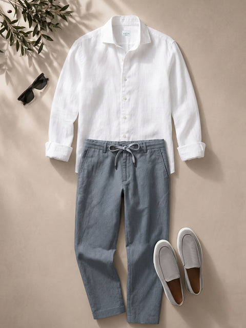 Tinuta Barbati Casual de Vara Basalto Bman1137