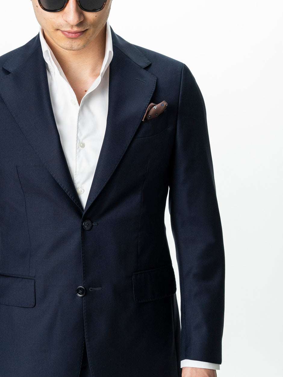 Costum Bleumarin Barbati Lana Vitale Barberis Super 120's BMan0051 (4)