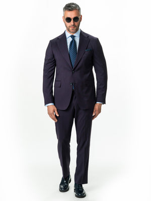 Costum Mov Inchis Barbati Lana Lanificio Cerruti Super110 BMan0002