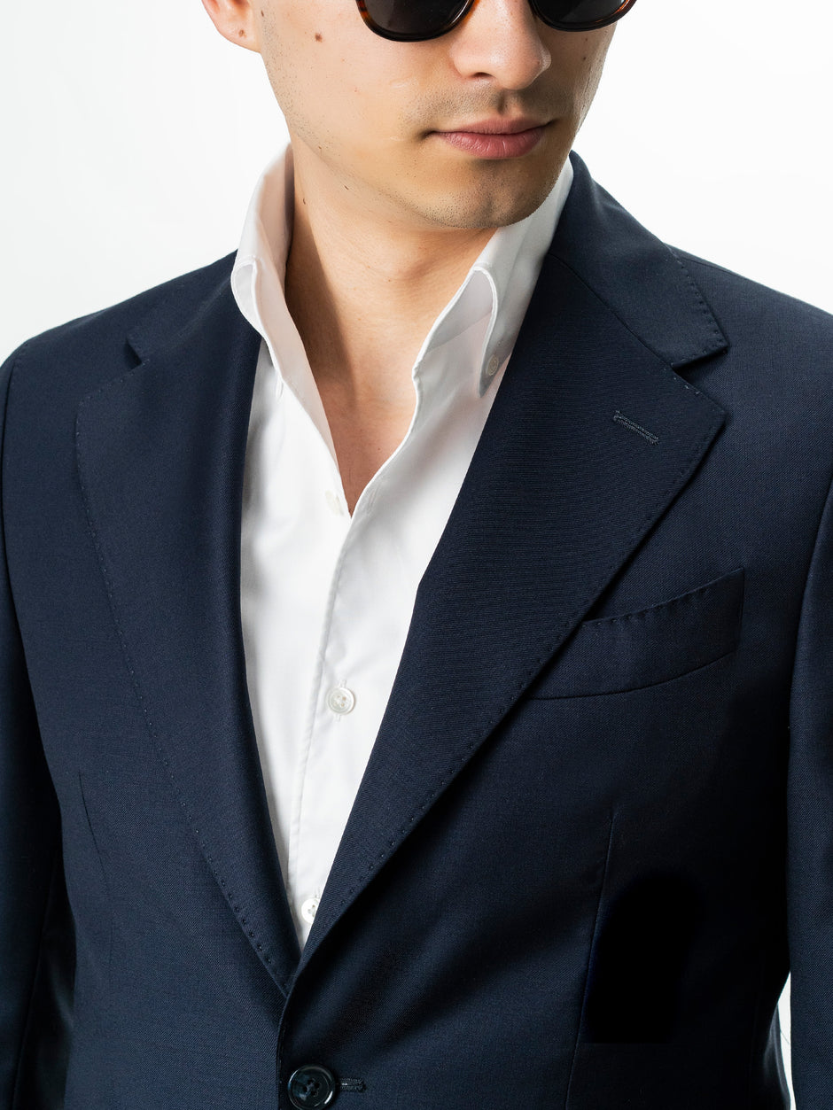 Costum Bleumarin Barbati Lana Vitale Barberis Super 120's BMan0051 (5)