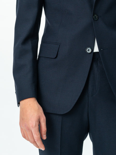 Costum Flexo Barbati Barbati Smart Casual & Business 100% Lana Finitura Oxford Design BMan0015 (9)