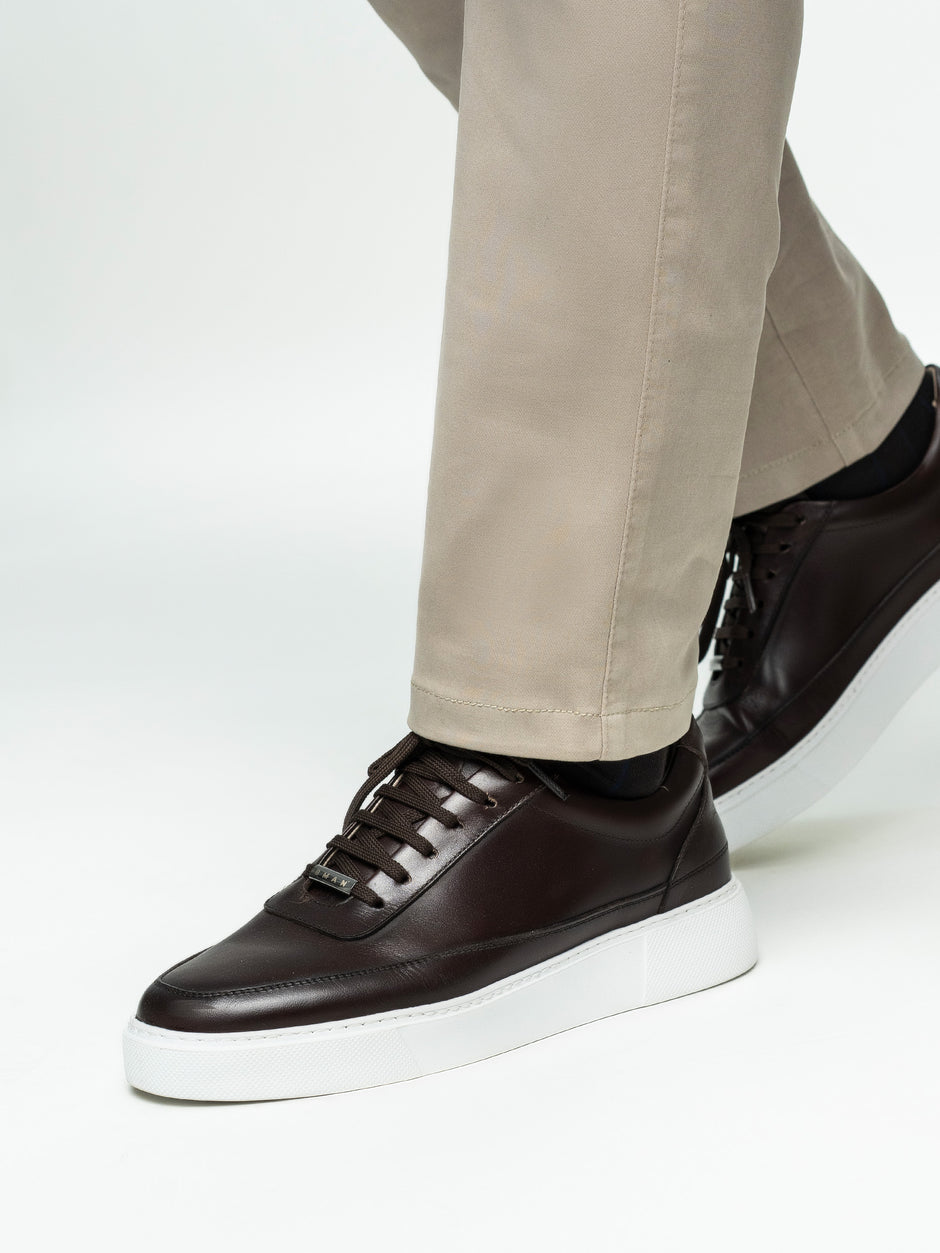 Pantaloni Casual Barbati Chinos Bej Bumbac Comfort Fit BMan0020 (6)