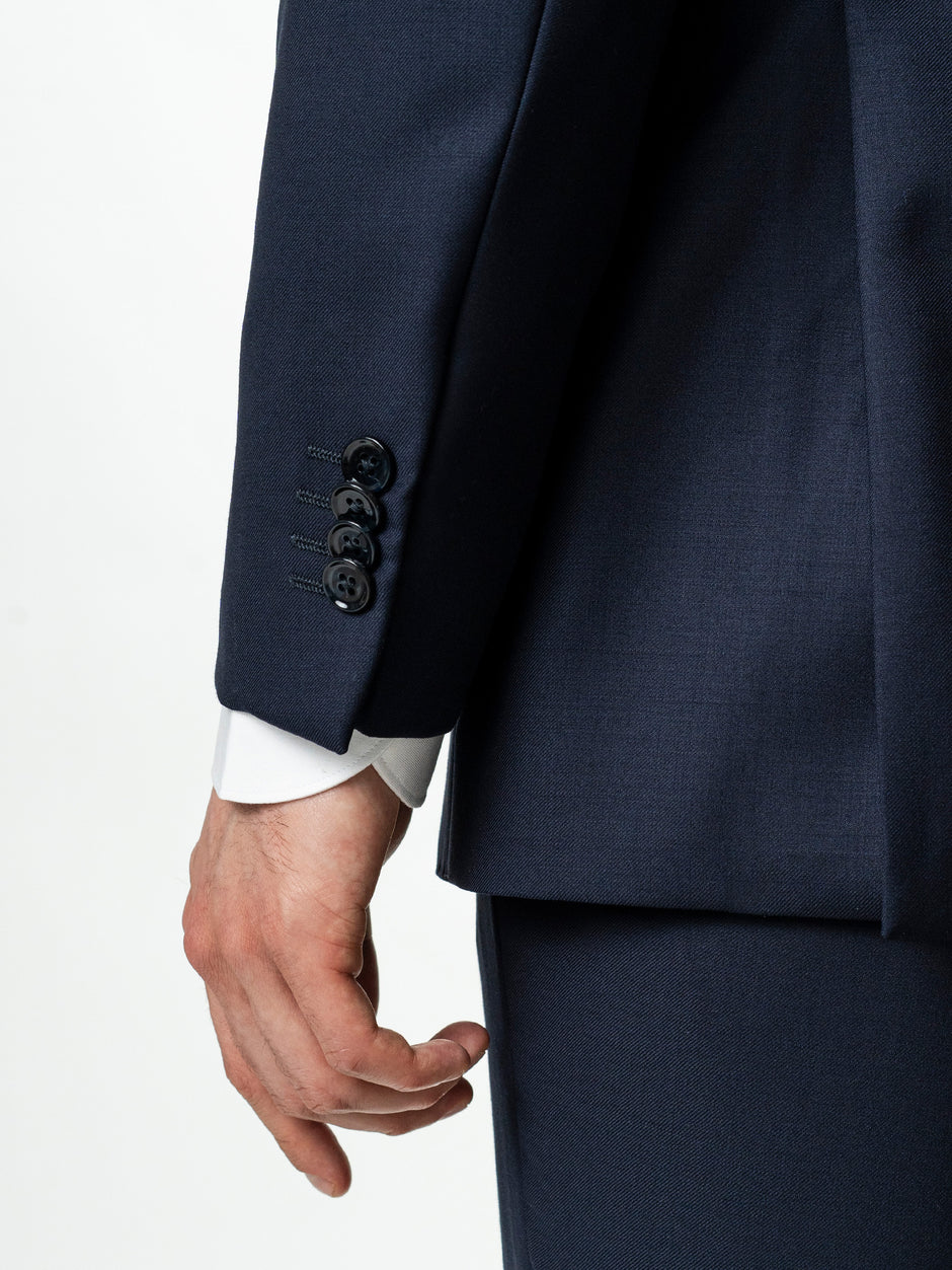 Costum Bleumarin Barbati Lana Vitale Barberis Super 120's BMan0051 (10)