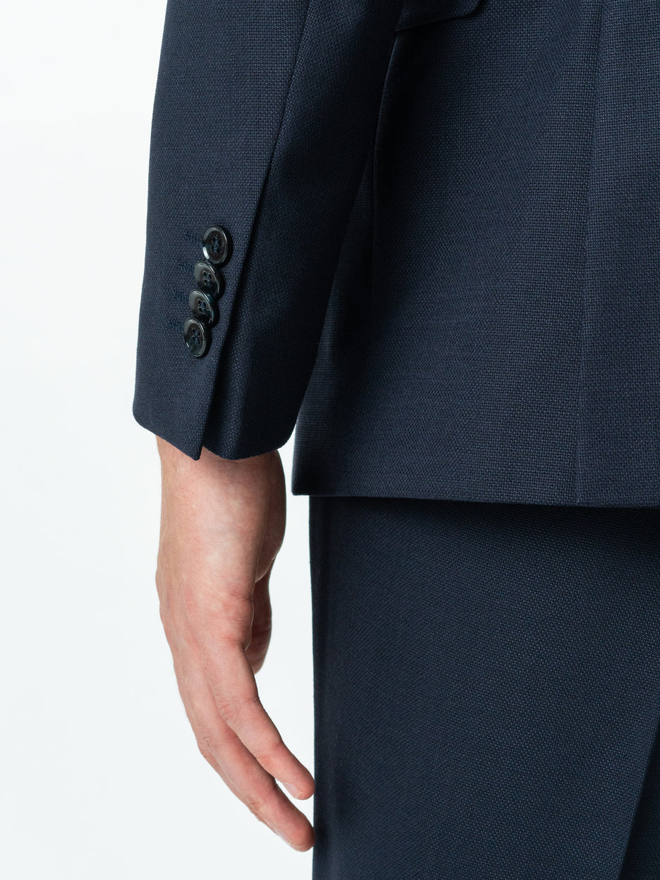 Costum Bleumarin Barbati Lana Vitale Barberis Oxford Flexo BMan0015 (10)