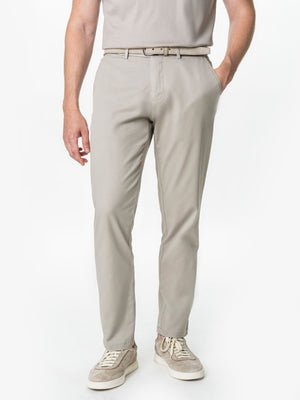 Pantaloni Barbati Chino Grej Deschis 100% Bumbac BMan0005