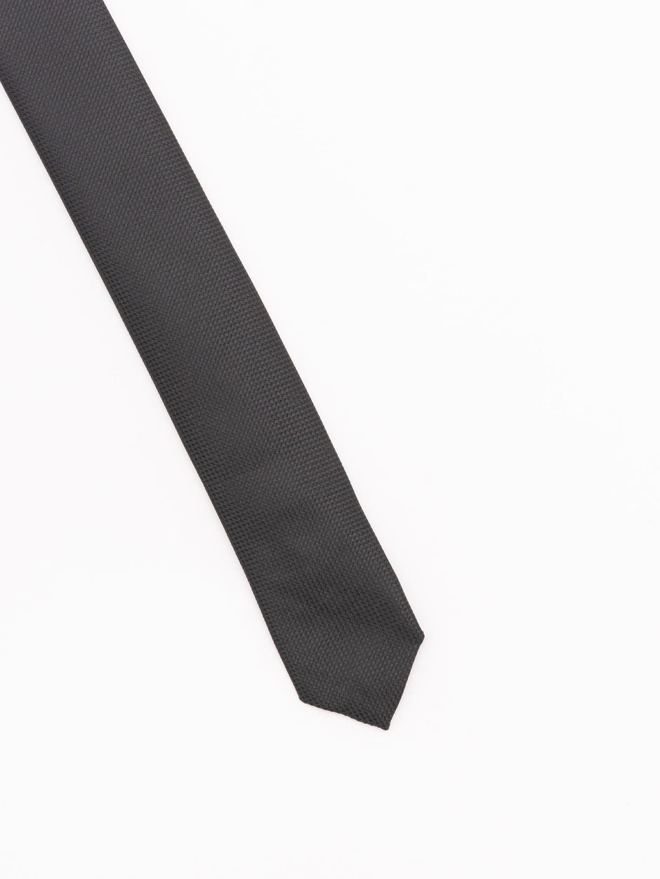 Cravata Neagra Barbati Eleganta Simpla Bman915 (5)