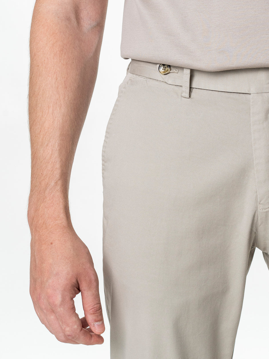 Pantaloni Barbati Chino Grej Deschis 100% Bumbac BMan0005 (4)