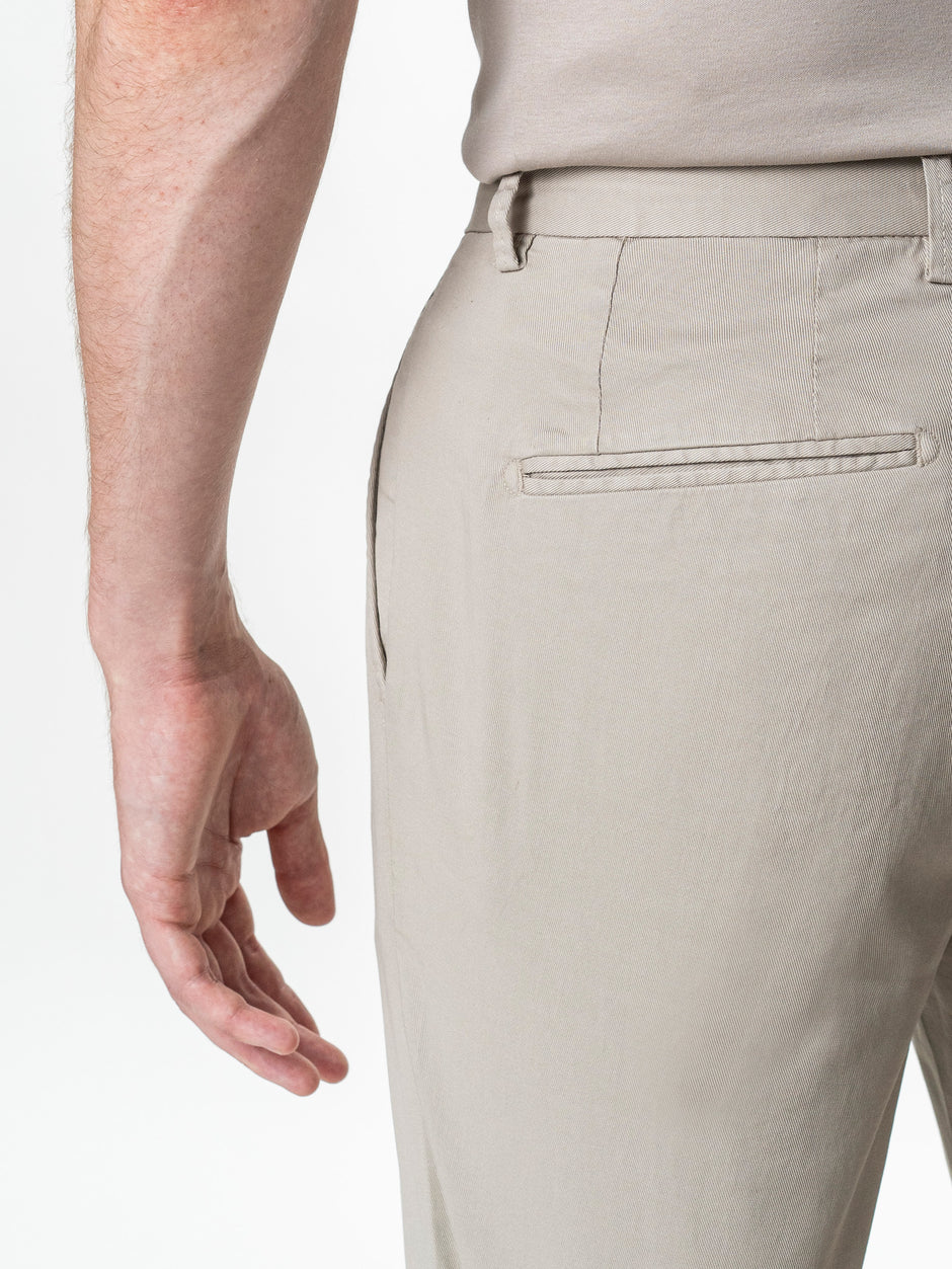 Pantaloni Barbati Chino Grej Deschis 100% Bumbac BMan0005 (6)