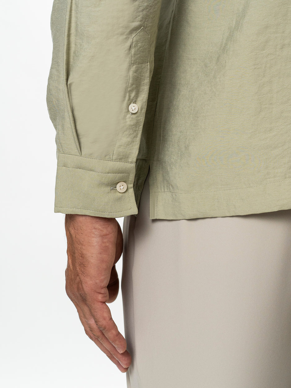 Camasa Barbati Verde Olive din Modal BMan0202 (8)