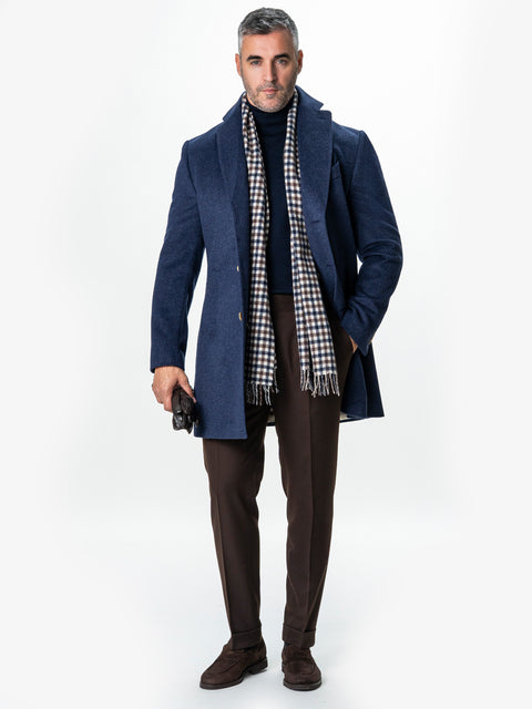 Pantaloni Barbati Cu Pense Model Gurkha Maro Cappuccino Stofa Confortabila BMan702