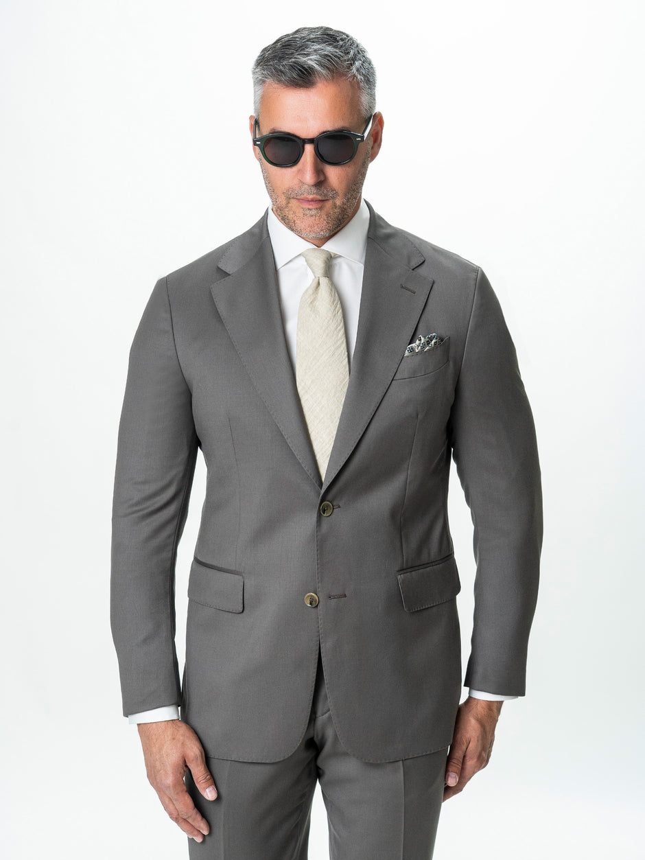Costum Gri Grej Barbati Lana Vitale Barberis 120's BMan0051 (10)