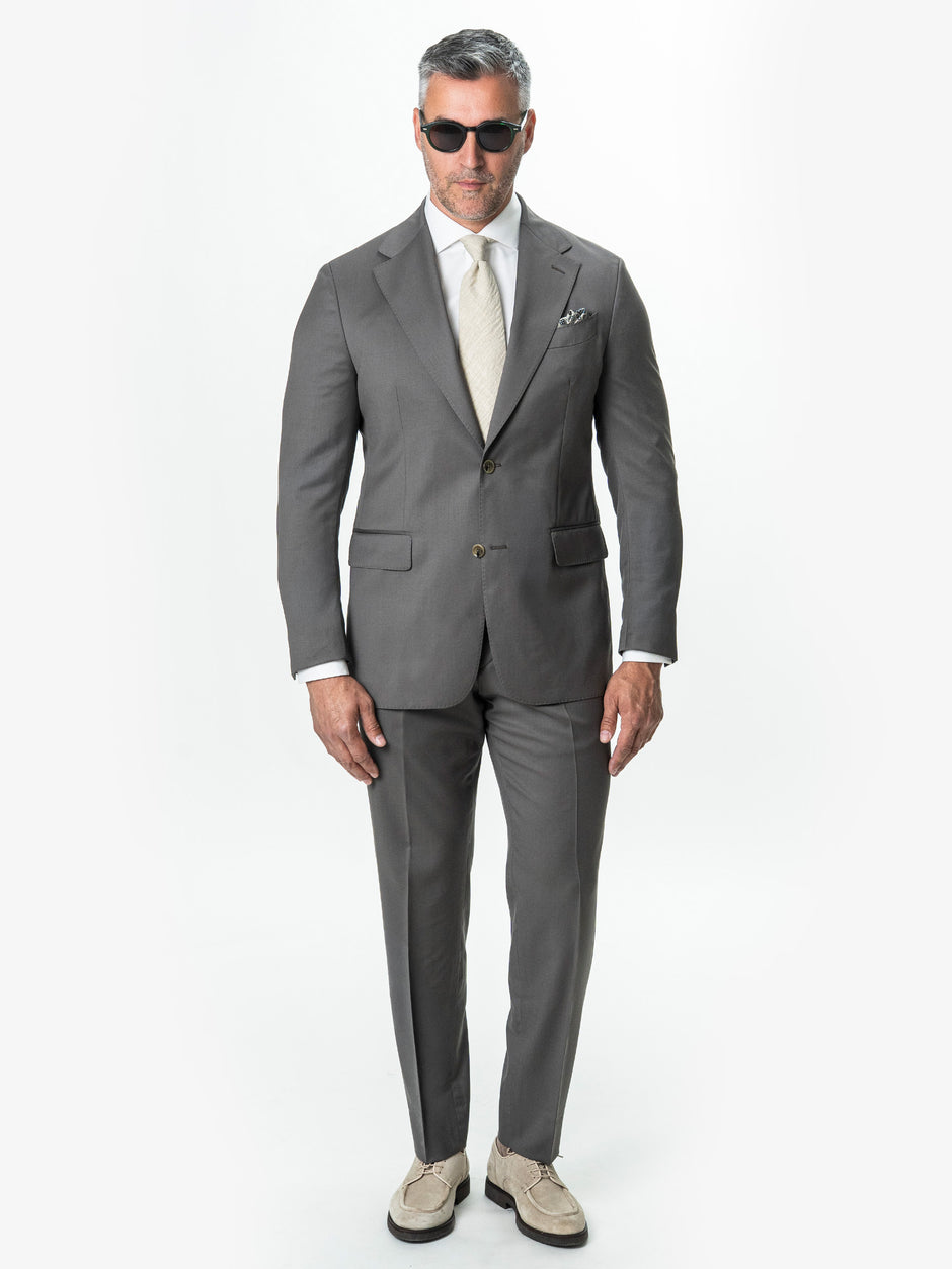 Costum Gri Grej Barbati Lana Vitale Barberis 120's BMan0051 (1)