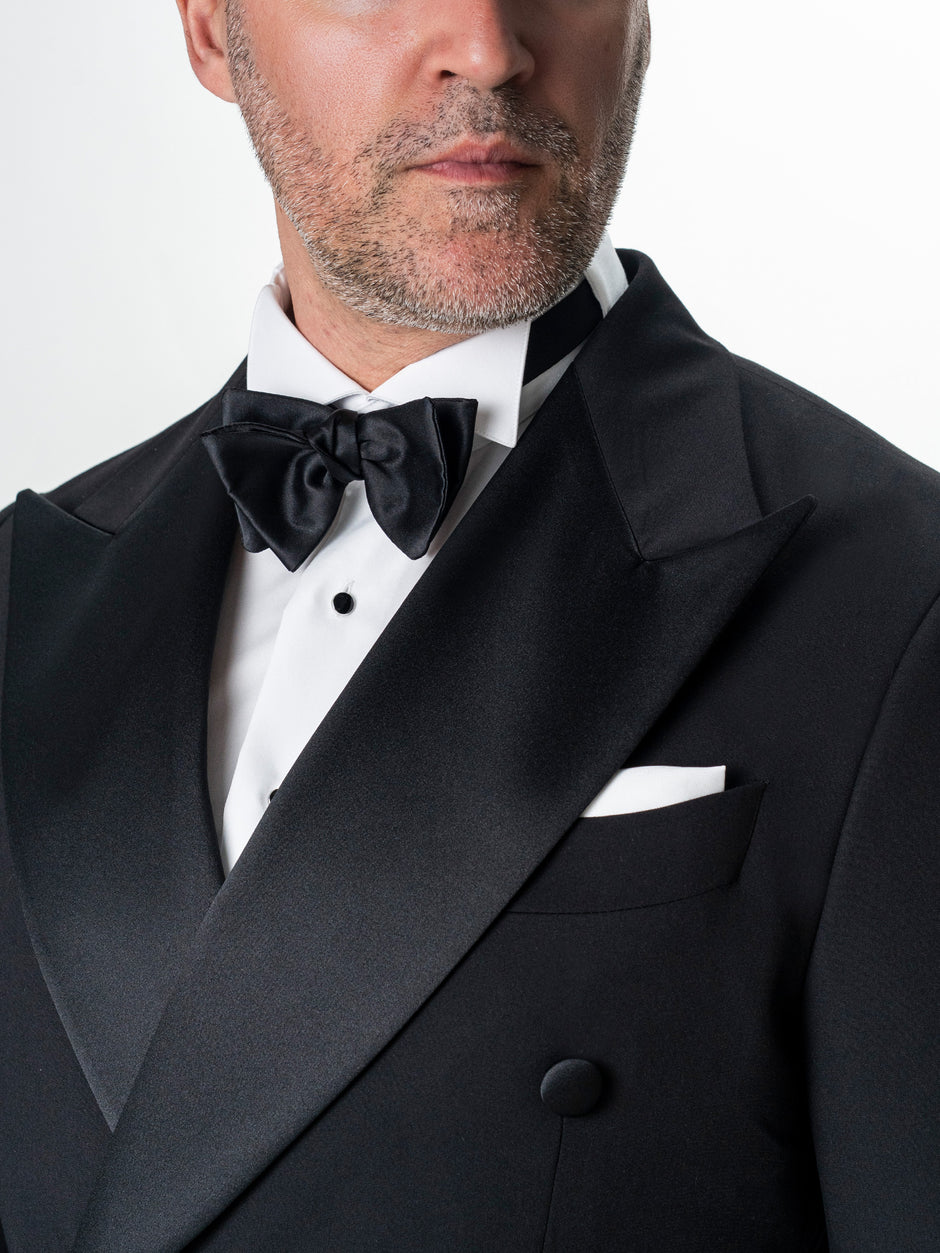 Costum Mire Negru Tip Smoking Ceremonie Lana Sarto BMan0031 (9)