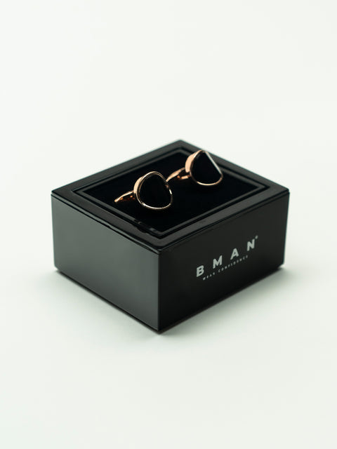 Butoni Aurii cu Piatra Neagra BMan128