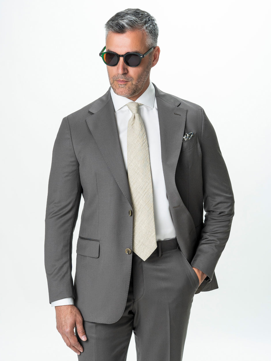 Costum Gri Grej Barbati Lana Vitale Barberis 120's BMan0051 (2)