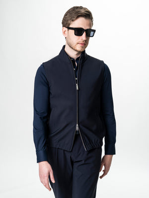 Vesta Premium Tip Jacketa Fara Maneci Bleumarin BMan0003