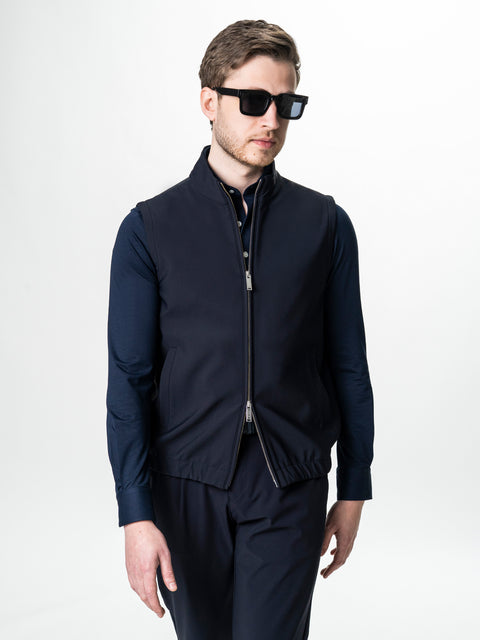 Vesta Premium Tip Jacketa Fara Maneci Bleumarin BMan0003